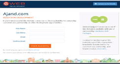 Desktop Screenshot of ajand.com